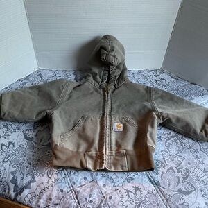 Carhartt Tan Hooded Jacket